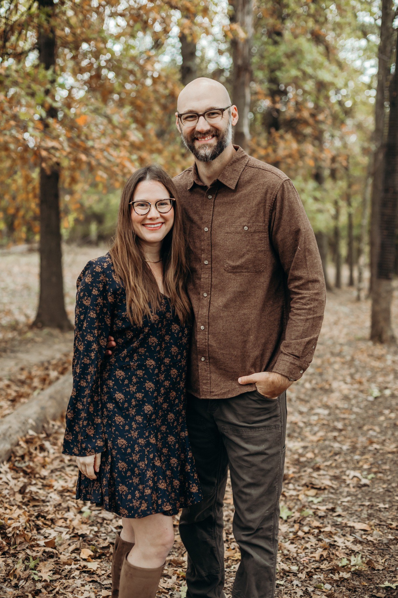 Ryan and Emily outdoors together